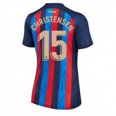 Barcelona Andreas Christensen #15 Hemmatröja Dam 2022-23 Korta ärmar